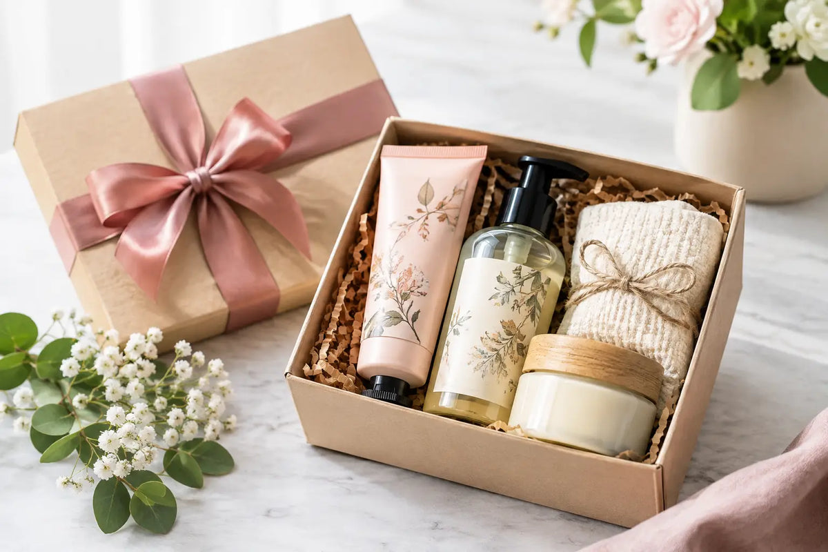 Exemple coffret soin mains à offrir avec style