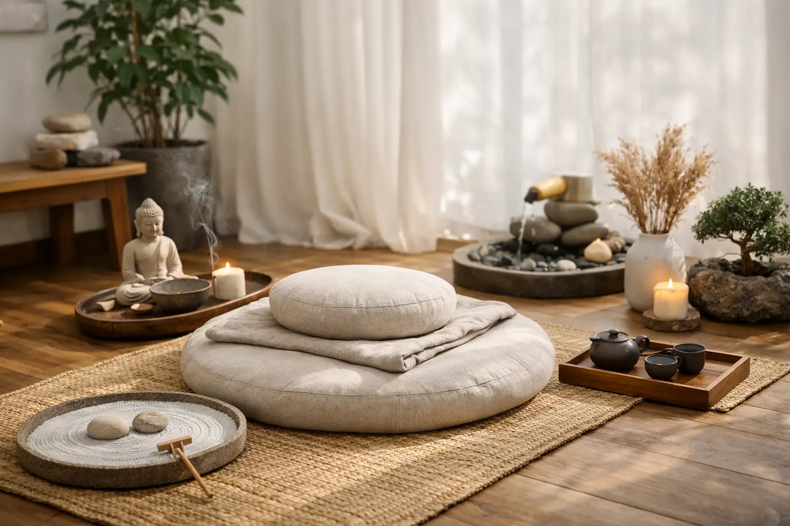 Comment aménager un coin méditation zen