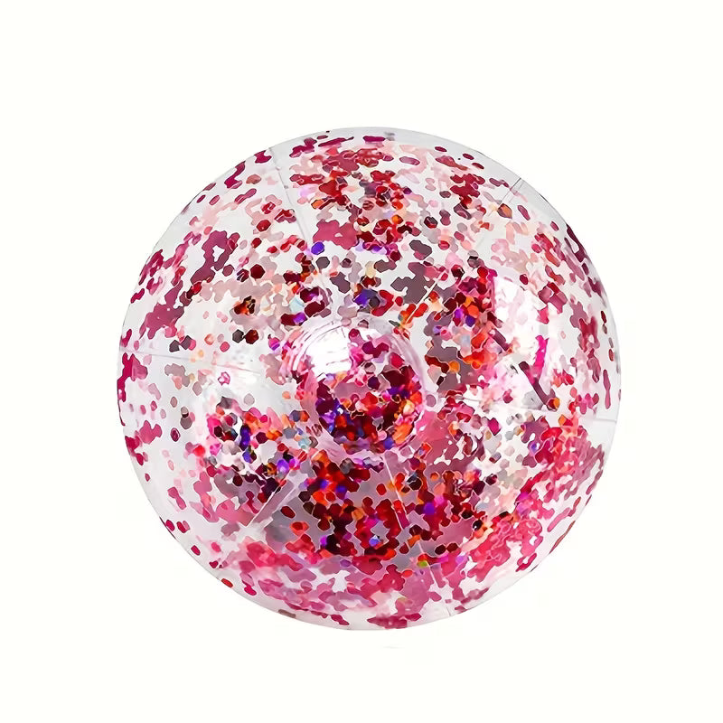 Balle de plage gonflable à paillettes - YOGA SPIRIT