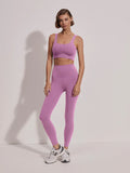 Brassière de yoga VEGA rose - YOGA SPIRIT