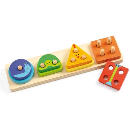 Wooden Discovery Toy — Numbers 1234