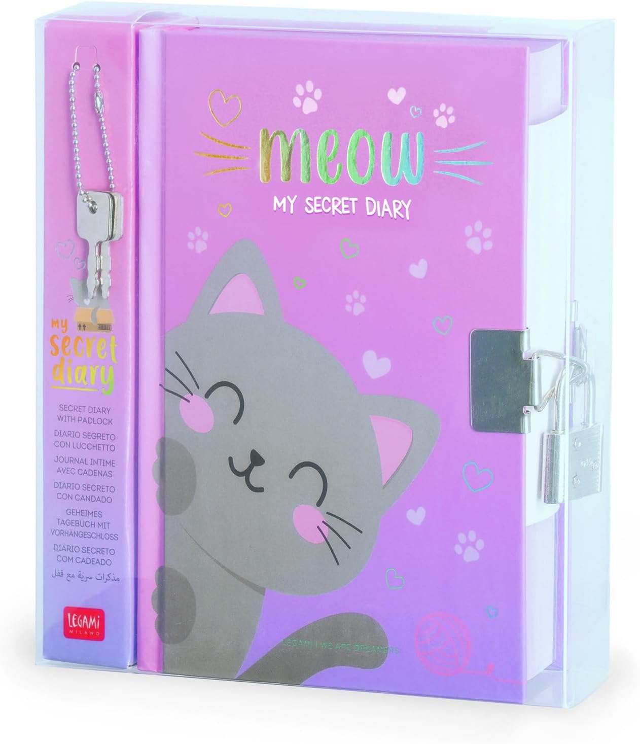 JOURNAL INTIME AVEC CADENAS - KITTY - YOGA SPIRIT