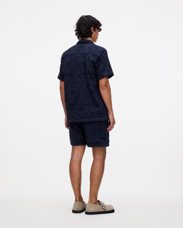 Short en éponge Night Lagoon – bleu marine - YOGA SPIRIT