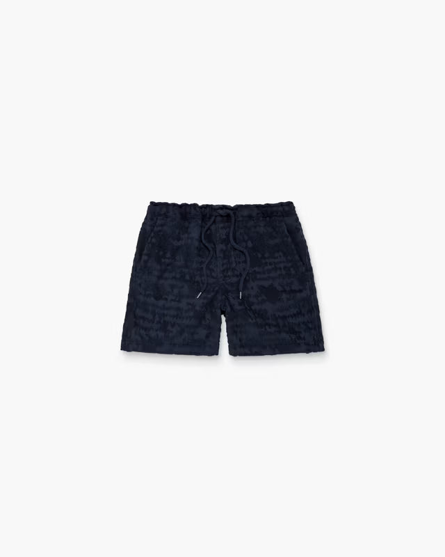 Short en éponge Night Lagoon – bleu marine - YOGA SPIRIT