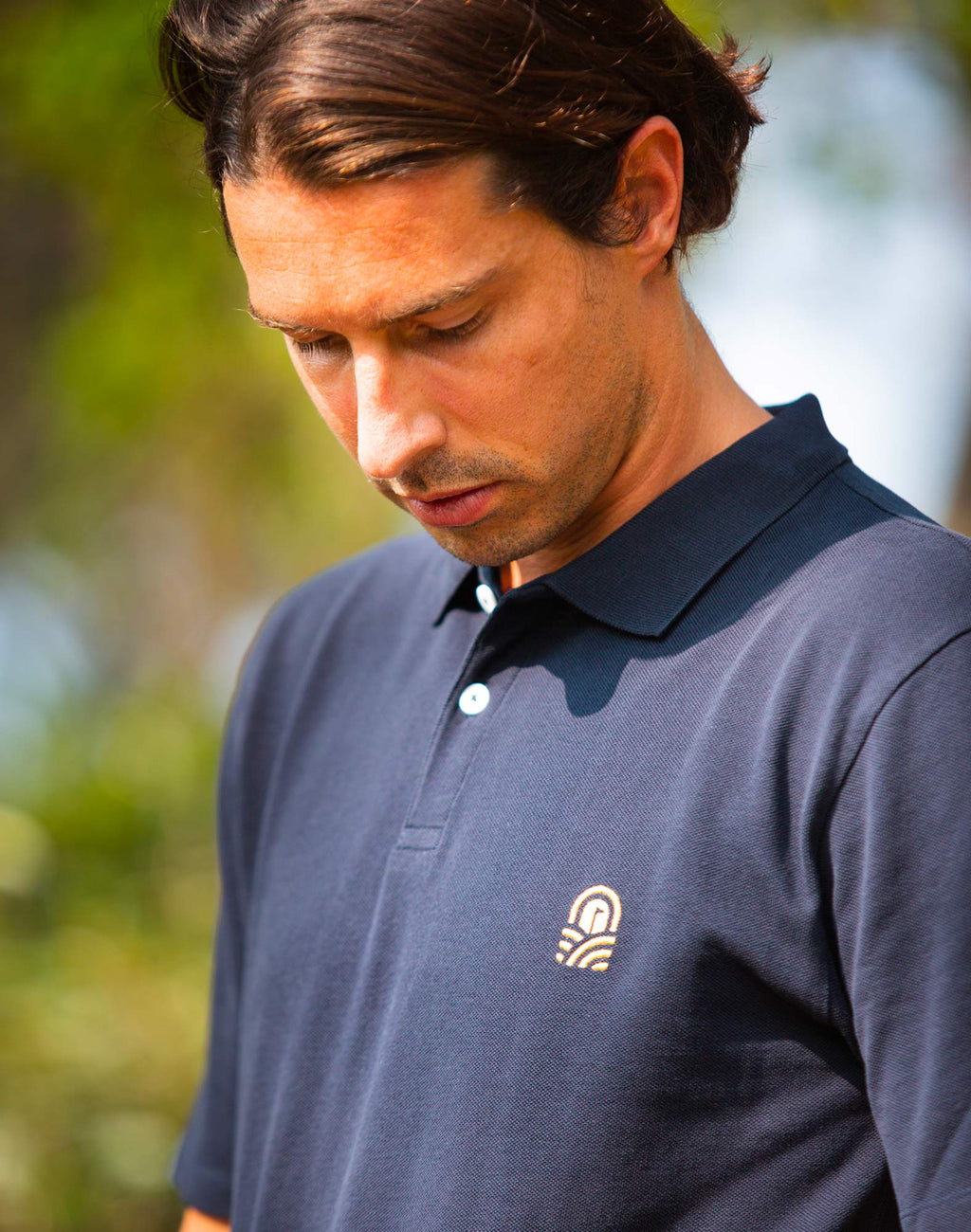 Polo Eagle Navy - YOGA SPIRIT