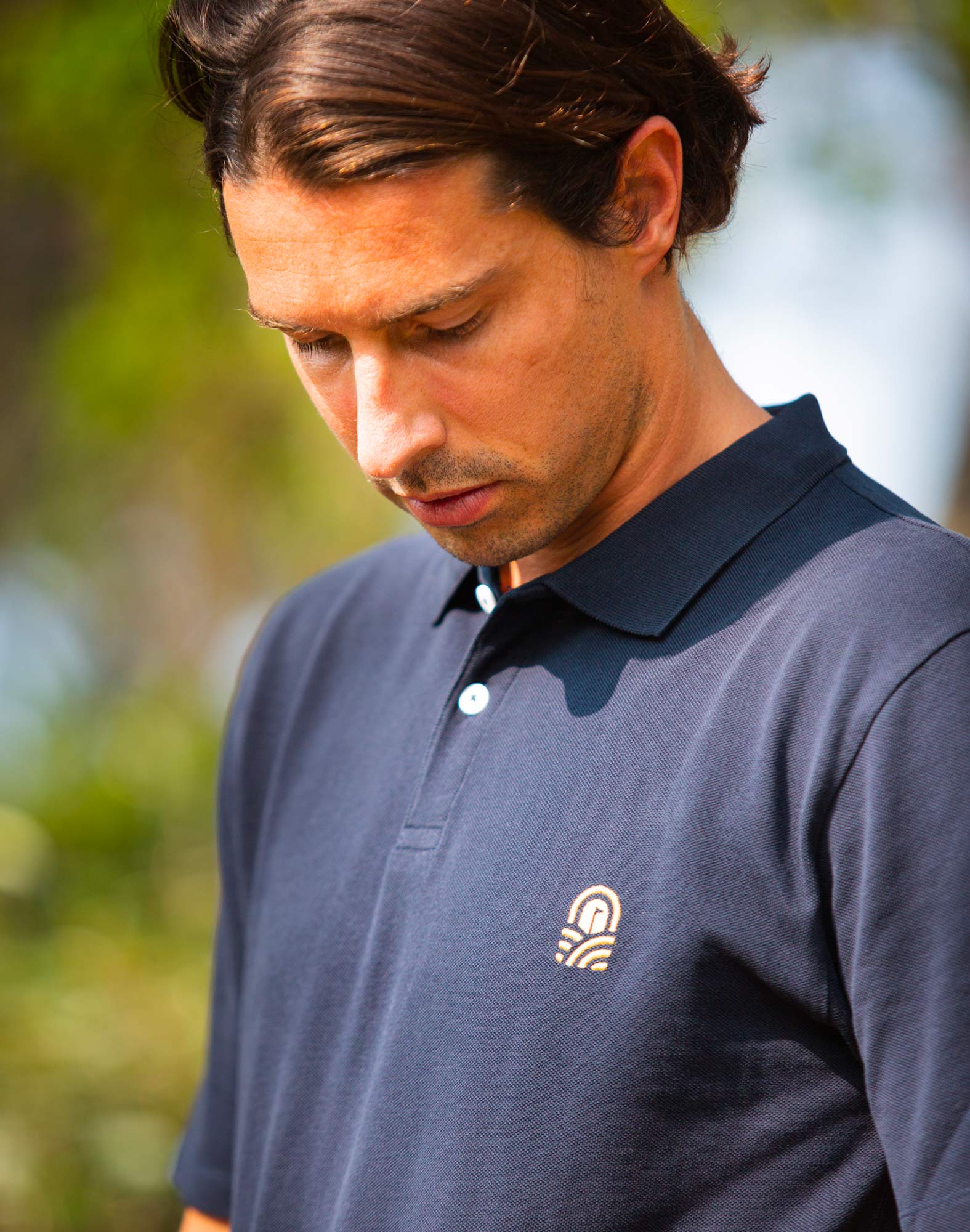 Polo Eagle Navy - YOGA SPIRIT