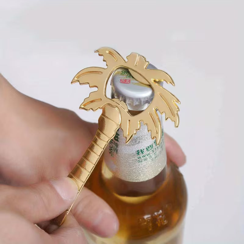 Gold Palm or Pineapple Bottle Opener