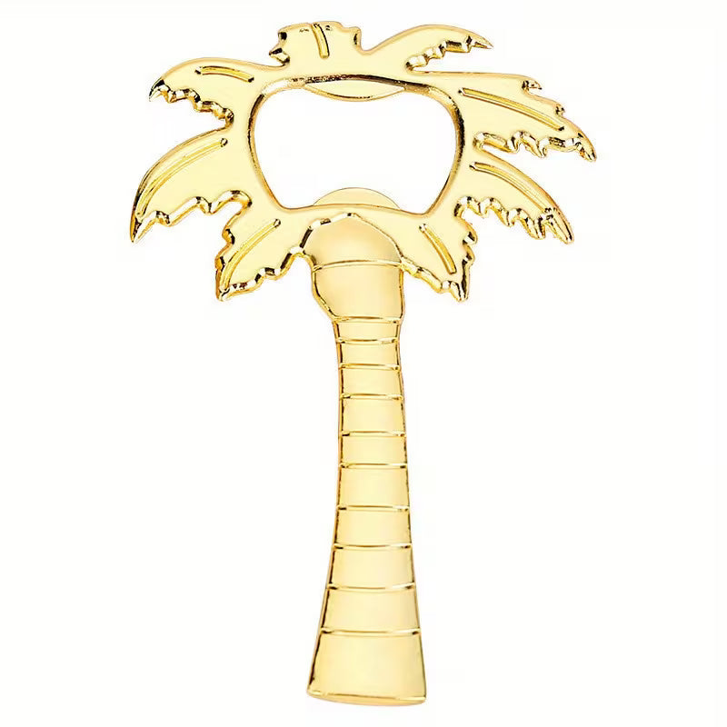 Gold Palm or Pineapple Bottle Opener