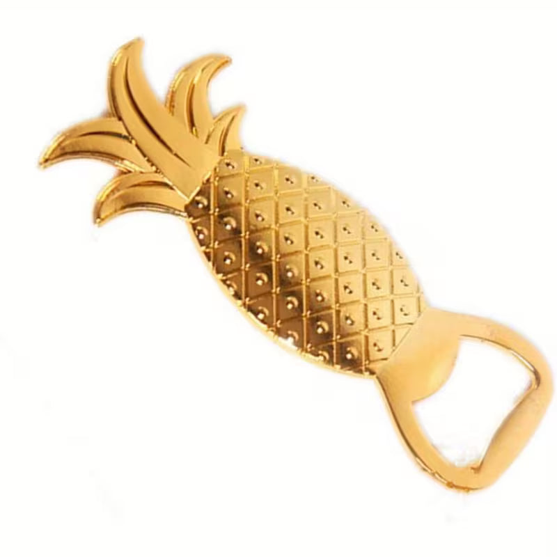 Gold Palm or Pineapple Bottle Opener
