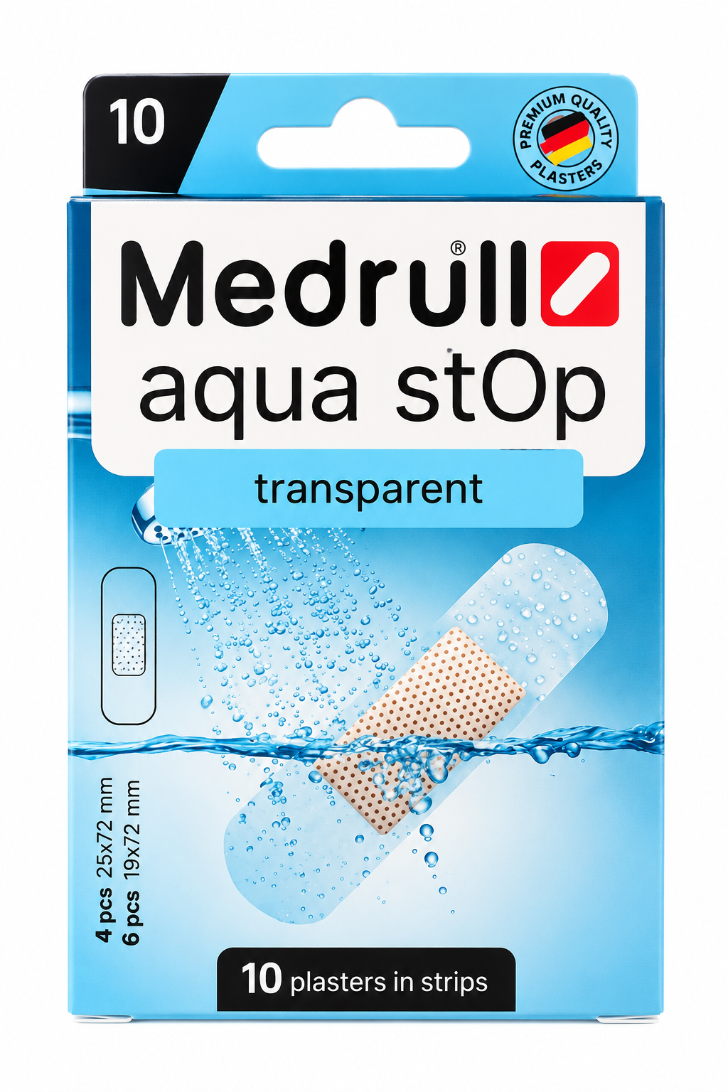 AQUA STOP Clear Waterproof Plasters