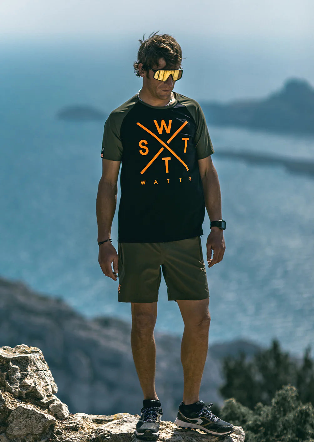 Short de sport technique pour Hommes NATAS Watts - YOGA SPIRIT