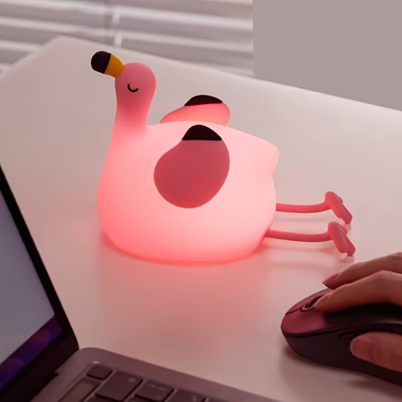 Silicone Flamingo Night Light