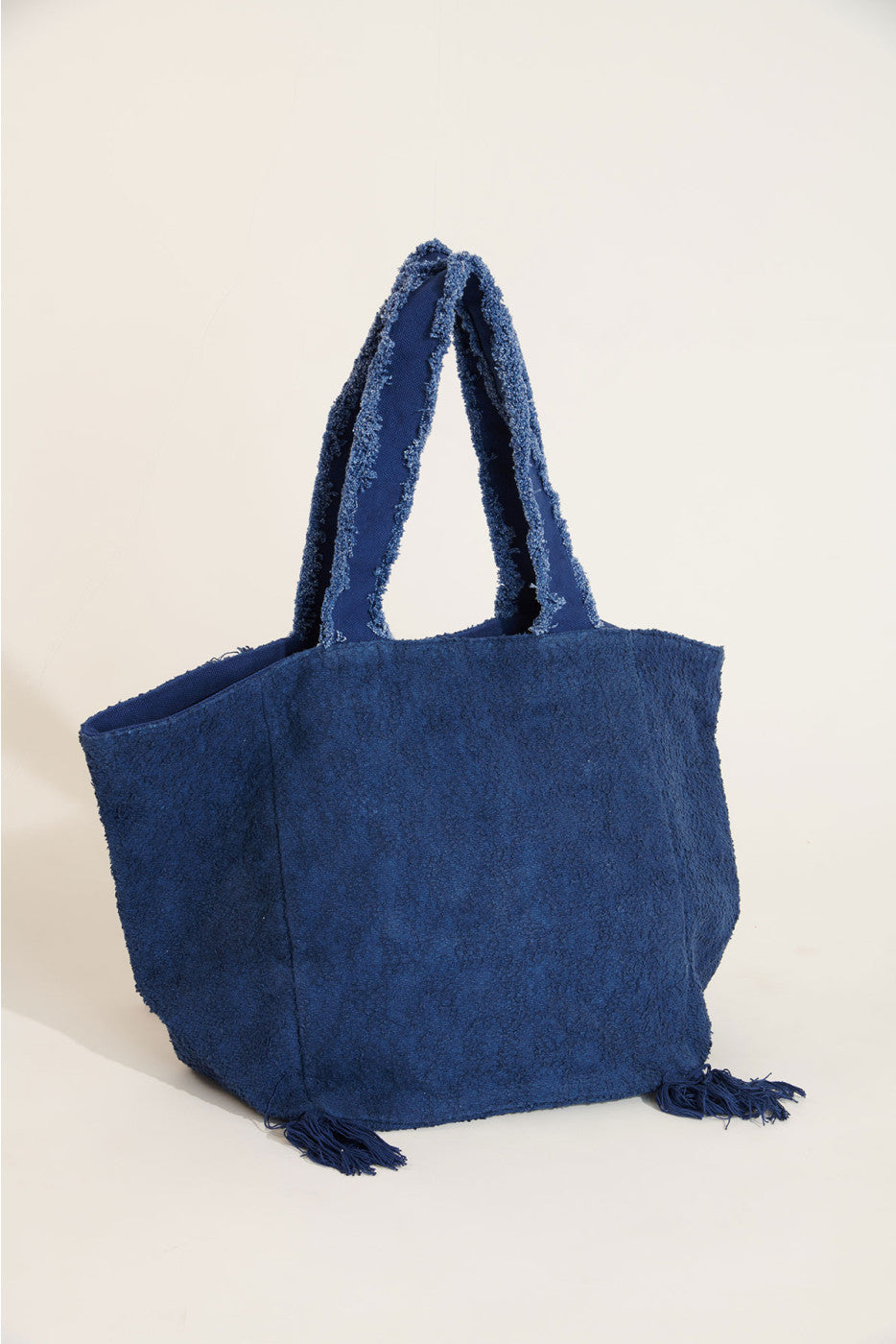 Sac de plage éponge MANAE bleu marine - YOGA SPIRIT