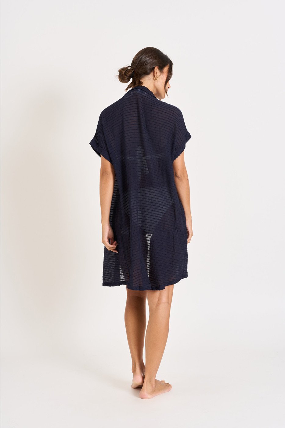 Chemise marine PALACA SOLOBEACH