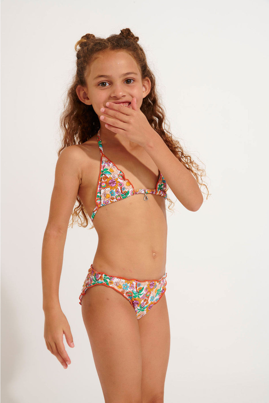 Bikini deux pièces fleuri enfant ARIELA DAISYDREAM - YOGA SPIRIT