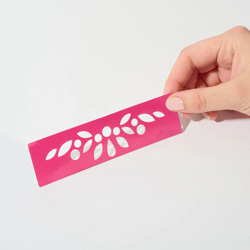 Pochoir pour paillettes