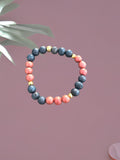 #259 BRACELET AMOUR SÉRÉNITÉ PERLES DORÉES Augé