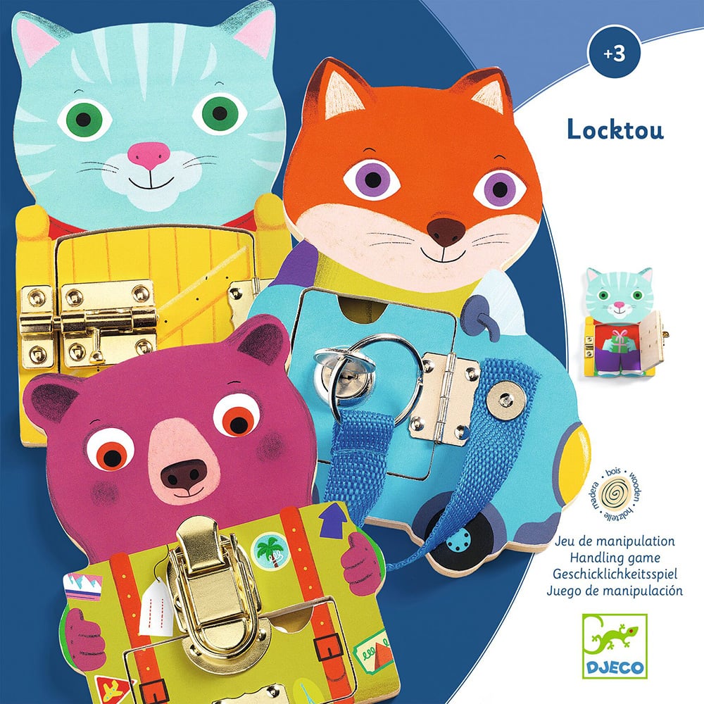 Jeu d’éveil bébé – Ziptou et Locktou