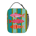 Sac isotherme imprimé poissons – esprit vacances et couleurs vibrantes - YOGA SPIRIT