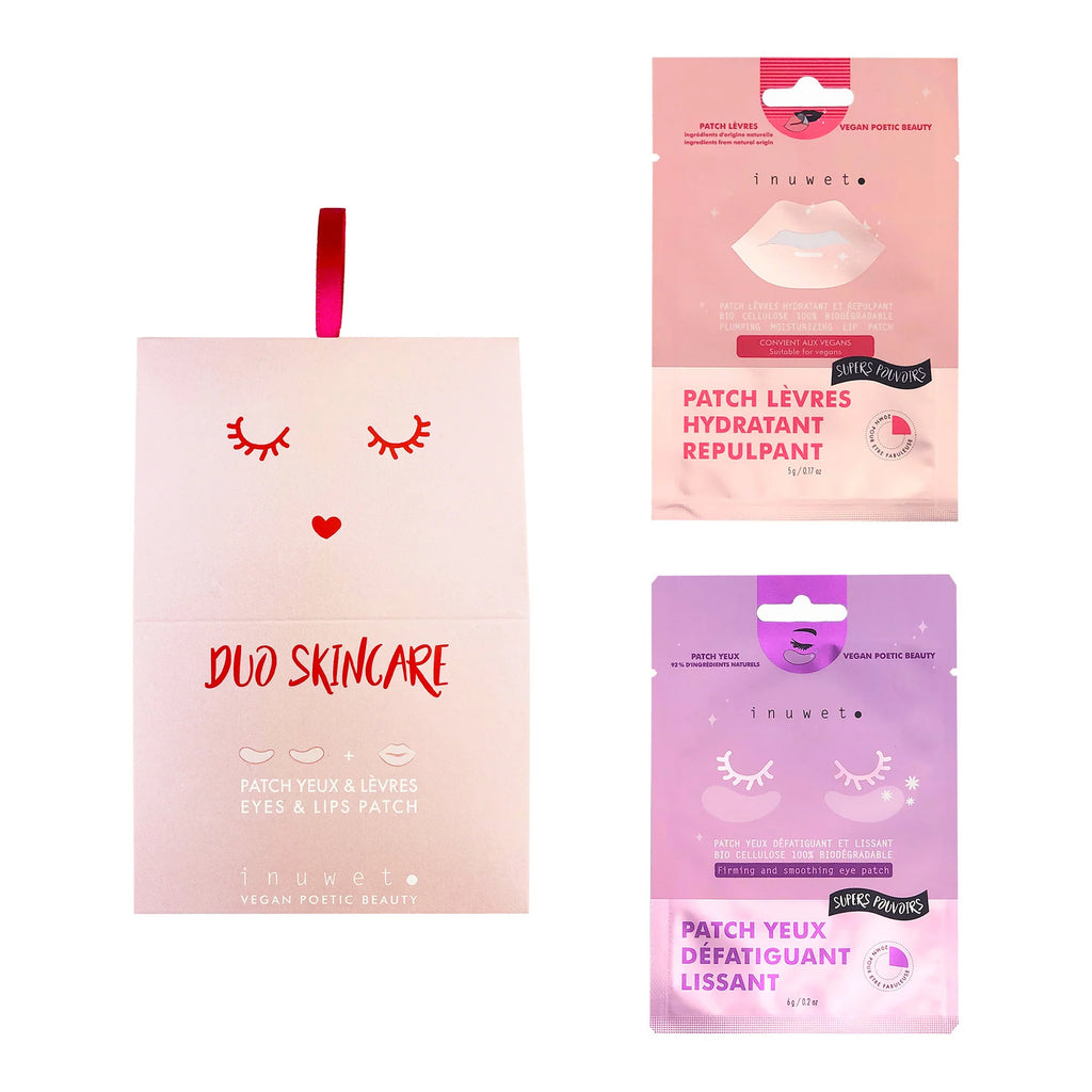 Coffret duo skincare patch yeux et lèvres