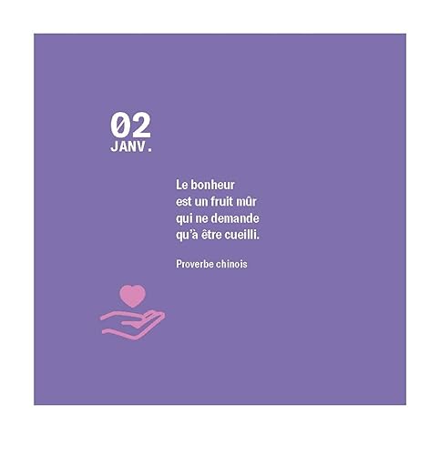Calendrier Jour après jour – Inspirations positives - YOGA SPIRIT