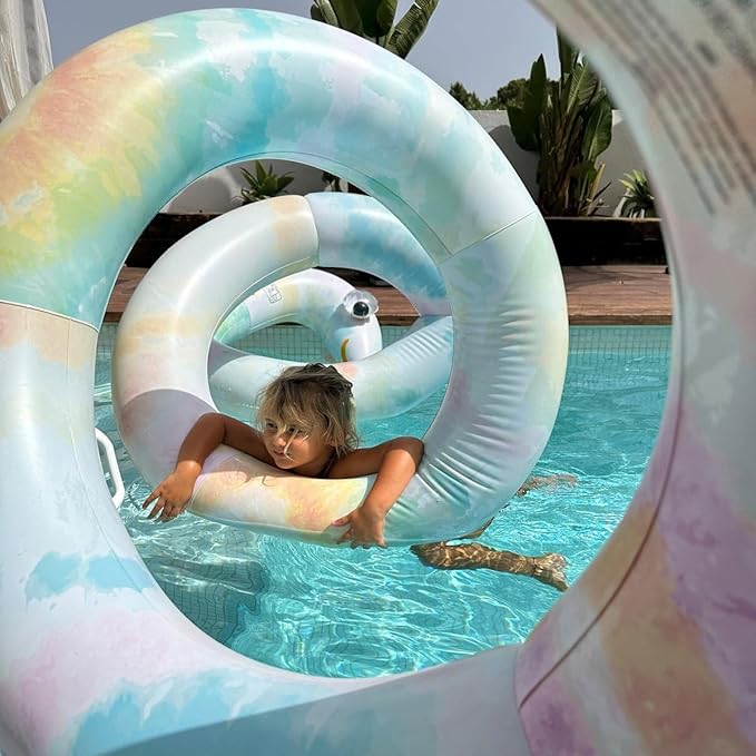 Serpent nouille gonflable géant Tie Dye. - YOGA SPIRIT