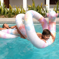 Serpent nouille gonflable géant Tie Dye. - YOGA SPIRIT