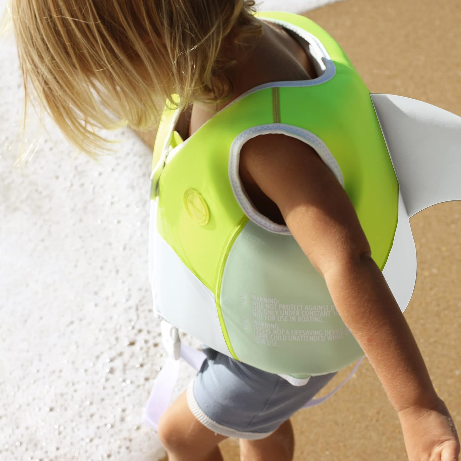Gilet de natation 2-3 EU | Shark Tribe Bleu Néon Agrumes - YOGA SPIRIT