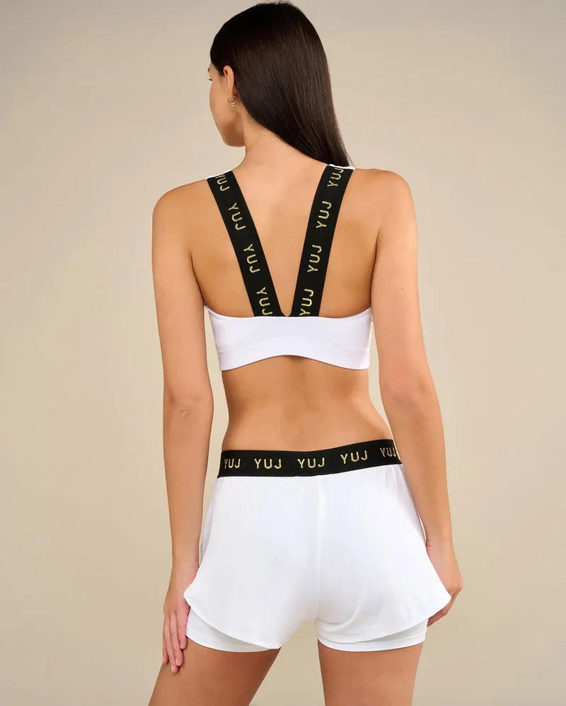 Brassière de sport VIC blanche - YOGA SPIRIT