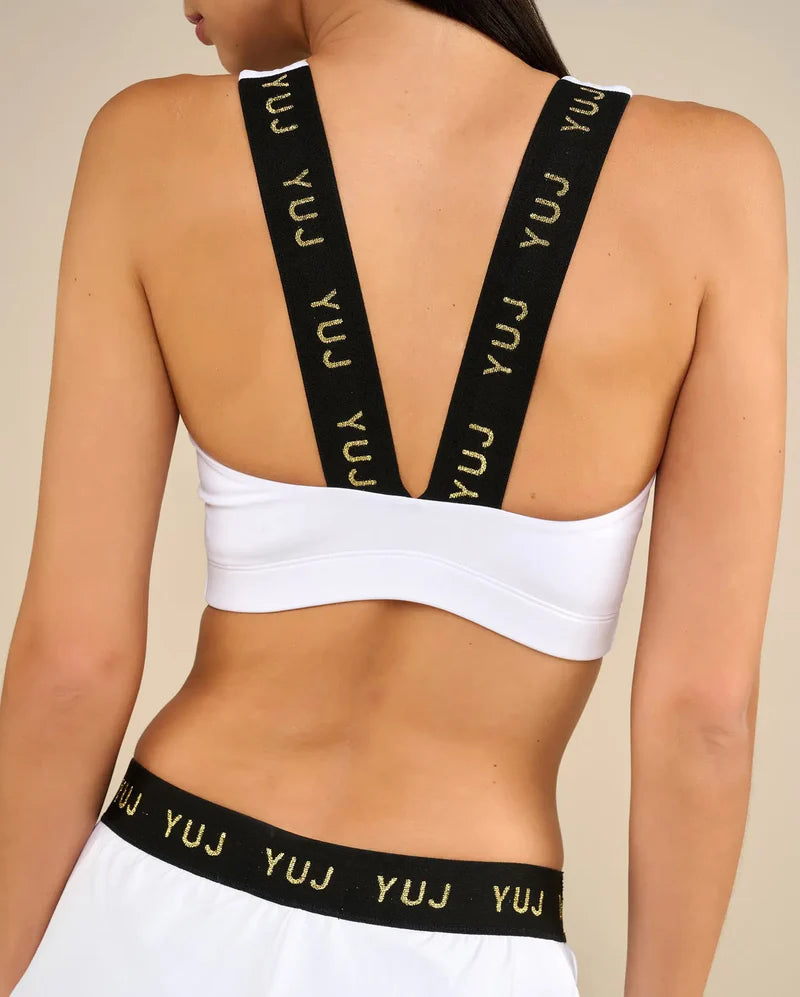 Brassière de sport VIC blanche - YOGA SPIRIT