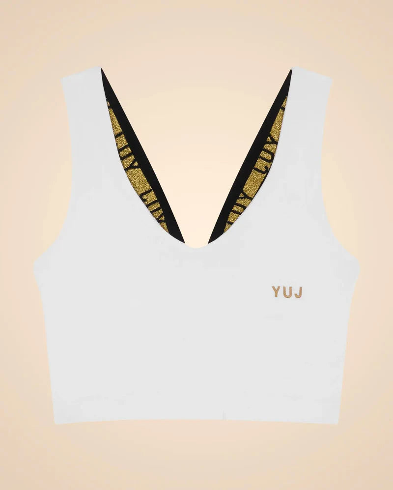 Brassière de sport VIC blanche - YOGA SPIRIT