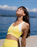 Brassière de yoga NEO jaune - YOGA SPIRIT