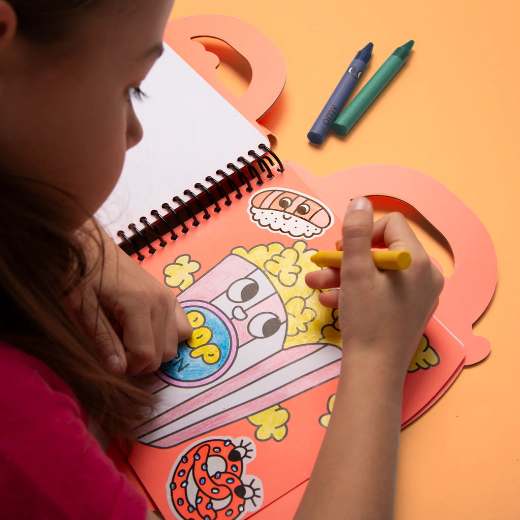 Super Coloring & Stickers Book - Yummy - YOGA SPIRIT