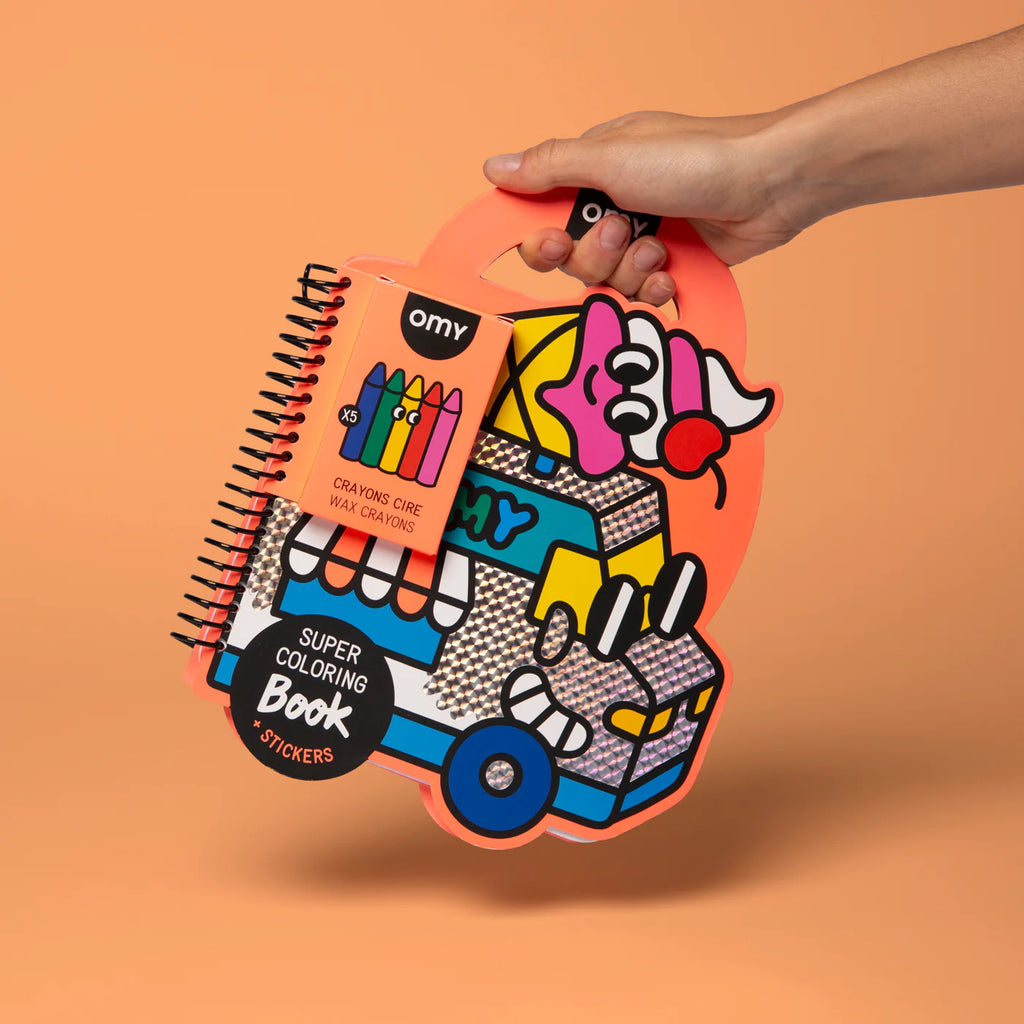 Super Coloring & Stickers Book - Yummy - YOGA SPIRIT