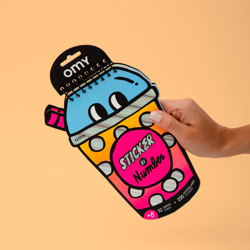 Carnet d’activités – Stickers by Numbers - YOGA SPIRIT