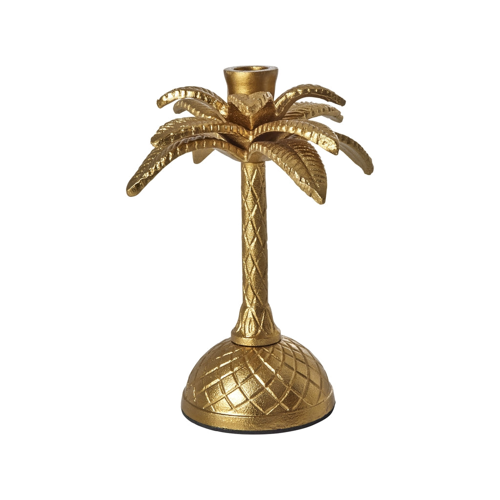Bougeoir Palmier en Or - YOGA SPIRIT