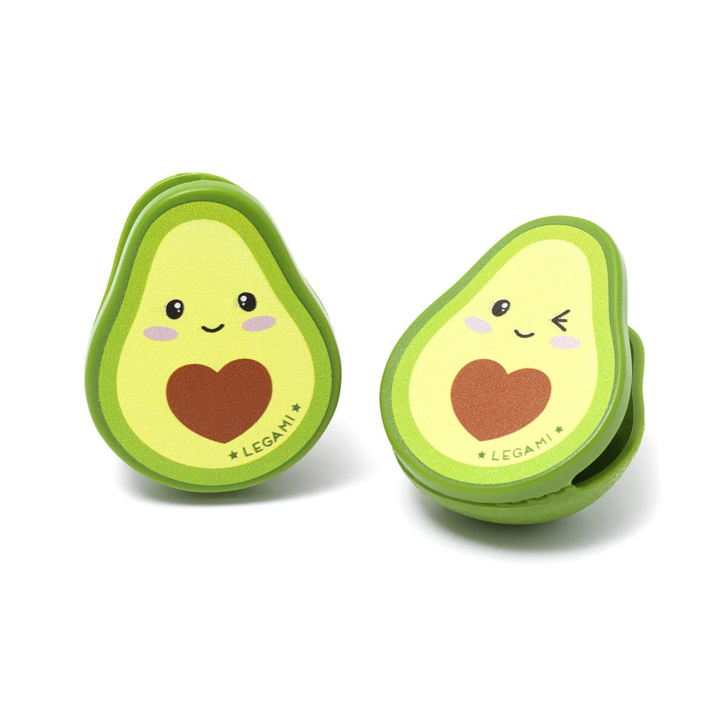 Set de 4 Clips de Fermeture pour Sachets - Avocado - Bag Clips