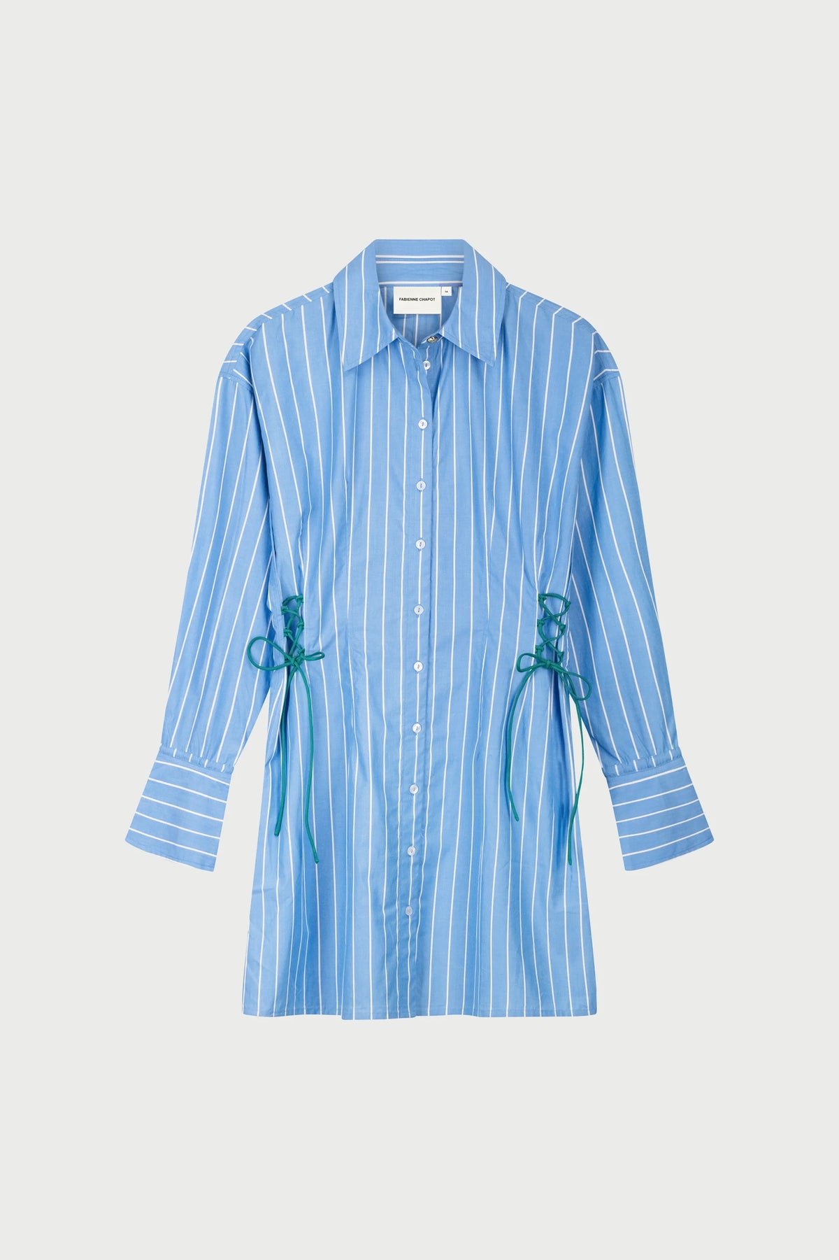 Robe COLETTA, rayures bleues, bleu marina et blanc cosy