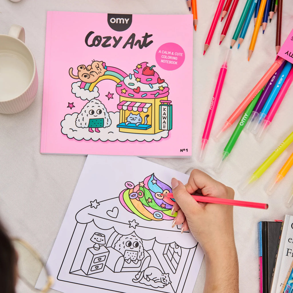 Livre de coloriage Cozy - YOGA SPIRIT
