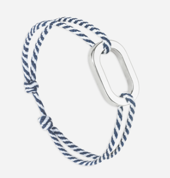 Maillon Plat 22mm _ Plaqué Argent - YOGA SPIRIT