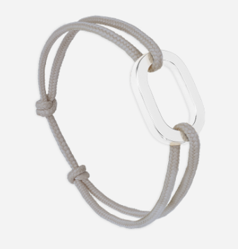 Maillon Plat 22mm _ Plaqué Argent - YOGA SPIRIT