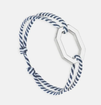 Octogone 22mm _ Plaqué Argent - YOGA SPIRIT