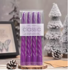 Bougies colorés set de 4 - YOGA SPIRIT