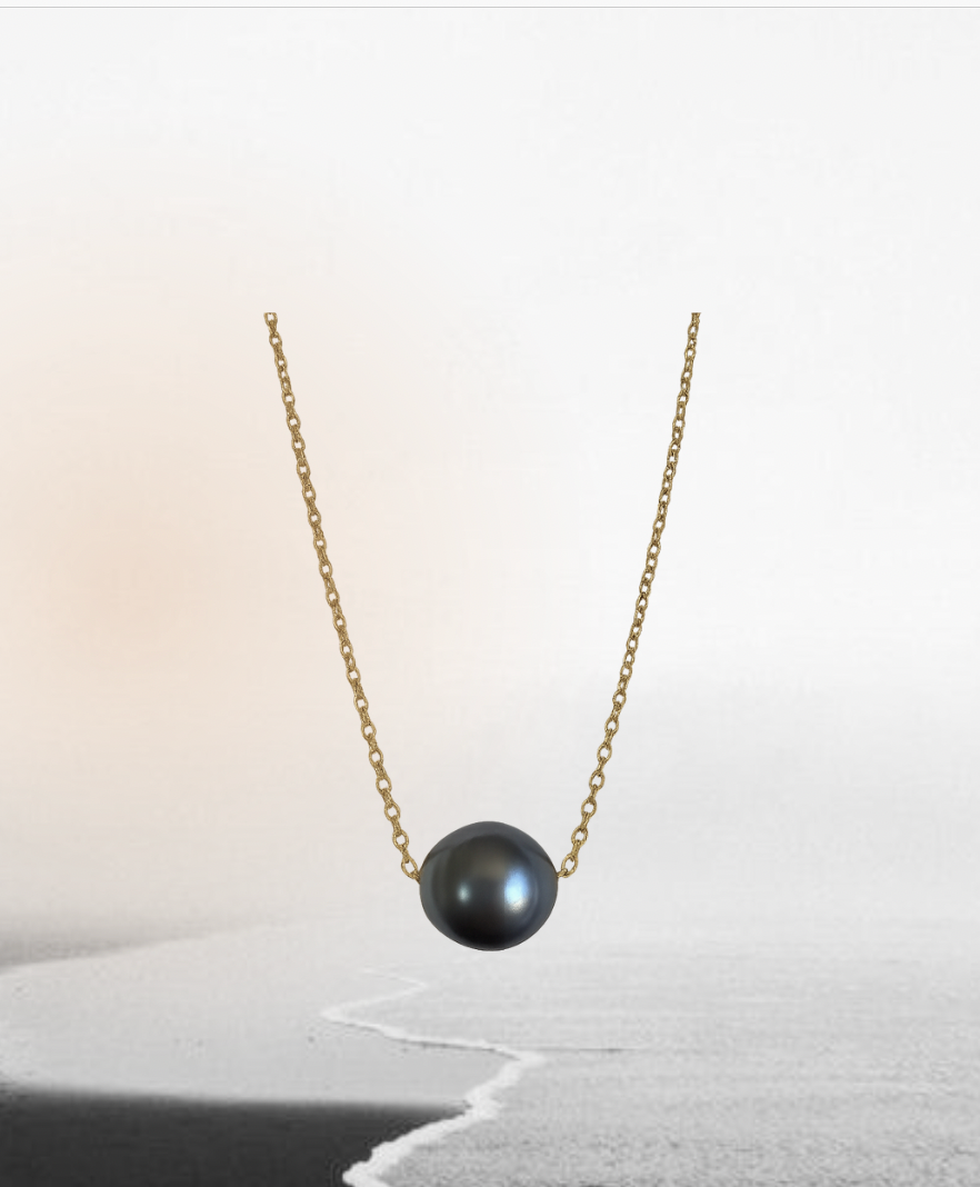 Collier Perle Noire de Tahiti - YOGA SPIRIT