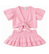 Tomy Top & Anaïs Skirt Set / WHITE