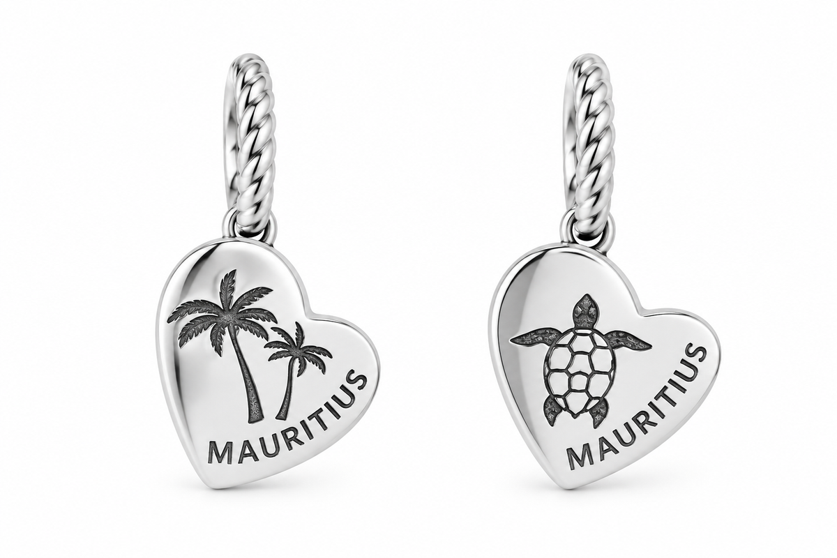Charm zea 5269 palmier / tortue