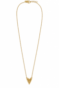 Collier doré pendentif cœur