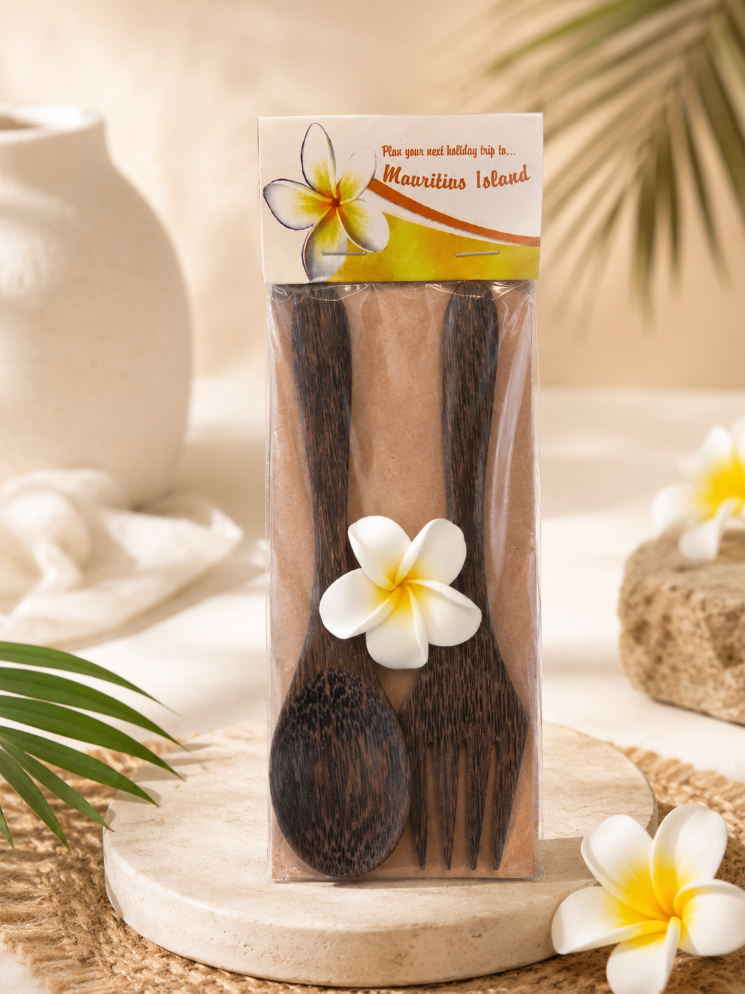 Souvenir spoon & fork - small - YOGA SPIRIT