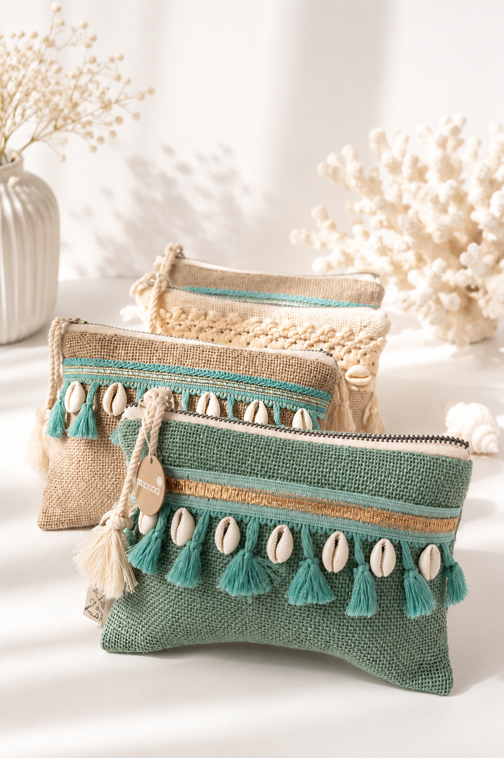 Pochette jute (PJ BOHO) - YOGA SPIRIT