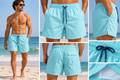 Short de bain uni - YOGA SPIRIT